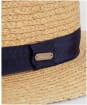 Women's Barbour Lily Straw Summer Hat - Natural / Navy