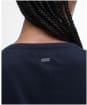 Women's Barbour Bredon Knit Sweater - Navy / Hessian