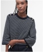 Women's Barbour Macy Knitted Jumper - Dark Navy Stripe