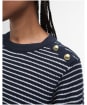 Women's Barbour Macy Knitted Jumper - Dark Navy Stripe