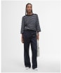 Women's Barbour Macy Knitted Jumper - Dark Navy Stripe