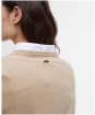 Women's Barbour Lavender Knitted Crew Neck Jumper - Putty