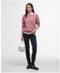 Women's Barbour Lavender Knitted Crew Neck Jumper - TEA ROSE