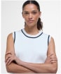 Women's Barbour Amy Sleeveless Knitted Vest - Cloud