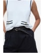 Women's Barbour Amy Sleeveless Knitted Vest - Cloud