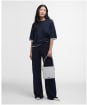 Women's Barbour Genevieve Knitted T-Shirt - Dark Navy