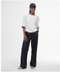 Women's Barbour Genevieve Knitted T-Shirt - Cloud