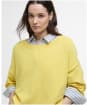 Women's Barbour Lucy Knitted Jumper - Sunray Yellow