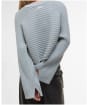 Women's Barbour International Zola Knitted Jumper - Light Steel Blue