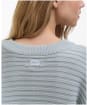 Women's Barbour International Zola Knitted Jumper - Light Steel Blue