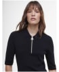 Women's Barbour International Emerson Knitted Jumper - Black