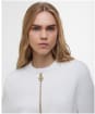 Women's Barbour International Priya Knitted Bomber Jacket - Neutral