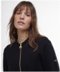 Women's Barbour International Priya Knitted Bomber Jacket - Black