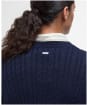 Women's Barbour Hartland Crew Knitted Jumper - Navy