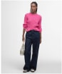 Women's Barbour Hartland Crew Knitted Jumper - Rose Pink
