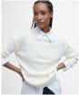 Women's Barbour Hartland Crew Knitted Jumper - Cloud