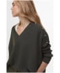 Women's Barbour International Sierra Knitted Jumper - Envy