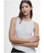Women's Barbour International Dakota Sleeveless Knitted Jumper - Neutral