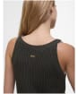 Women's Barbour International Dakota Sleeveless Knitted Jumper - Envy