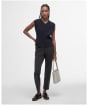Women's Barbour Hartland Sleeveless Knitted Jumper - Navy
