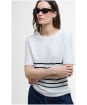 Women's Barbour Ivy Knitted T-Shirt - Cloud