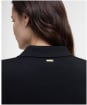 Women's Barbour Alma Knitted Zip Through Cardigan - BLACK/OATMEAL