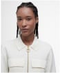 Women's Barbour Alma Knitted Zip Through Cardigan - ECRU/OATMEAL