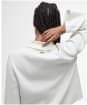 Women's Barbour Alma Knitted Zip Through Cardigan - ECRU/OATMEAL