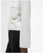 Women's Barbour Alma Knitted Zip Through Cardigan - ECRU/OATMEAL