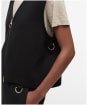 Women's Barbour Maya Sleeveless Zip Through Tank - Black