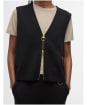 Women's Barbour Maya Sleeveless Zip Through Tank - Black