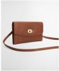 Women's Barbour Isla Leather Travel Purse - Brown
