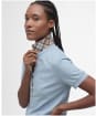 Women's Barbour Portsdown Top - Breeze Blue / Hessian