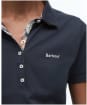 Women's Barbour Portsdown Top - Navy / Hessian