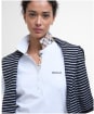 Women's Barbour Portsdown Top - White / Hessian