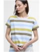 Women's Barbour Lyndale Top - Limeade Stripe