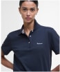 Women's Barbour Bowford Polo Top - Navy