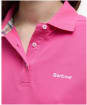 Women's Barbour Bowford Polo Top - Rose Pink