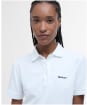 Women's Barbour Bowford Polo Top - White