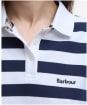 Women's Barbour Ashbourne Stripe Polo Top - Navy Stripe
