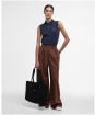 Women's Barbour Bowford Sleeveless Polo Top - Navy