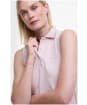 Women's Barbour Bowford Sleeveless Polo Top - Primrose Pink