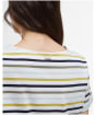 Women's Barbour S/S Bradley Top - Cloud Stripe