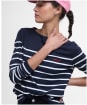 Women's Barbour Bradley Top - Navy Stripe