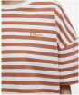 Women's Barbour Adria Top - BRAN STRIPE