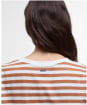 Women's Barbour Adria Top - BRAN STRIPE