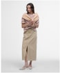 Women's Barbour Adria Top - BRAN STRIPE