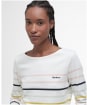 Women's Barbour Hawkins Top - Cloud Stripe
