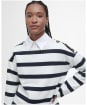 Women's Barbour Caroline Crew Neck Sweatshirt - Dark Navy Stripe