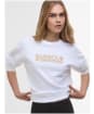 Women's Barbour International Dakota Sweatshirt - White